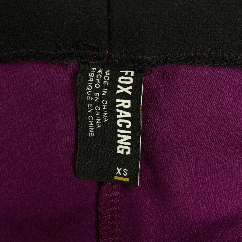 Fox Enduration Knit Cotton Legging Purple Xs New — image 4 of 8